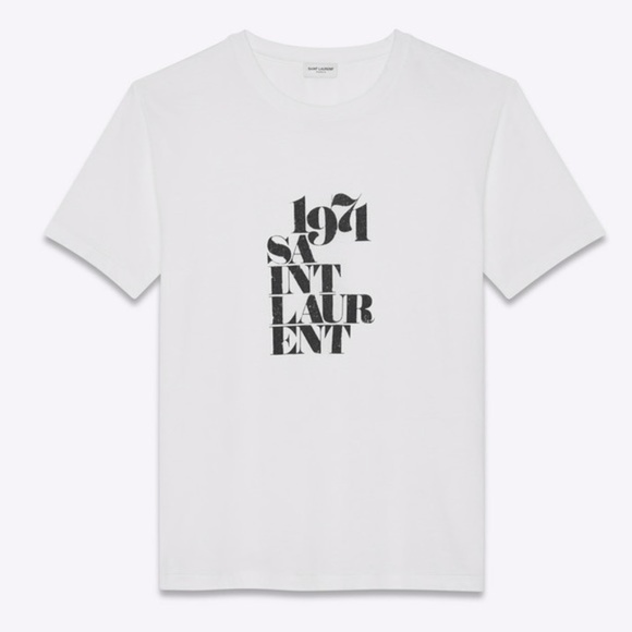 Saint Laurent Tops - SAINT LAURENT 1971 Tee